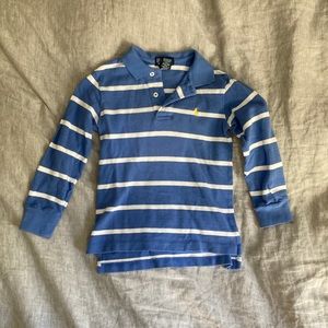 Polo Ralph Lauren long sleeve striped polo, size 5